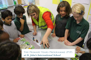 Saint John’s International School primary IB