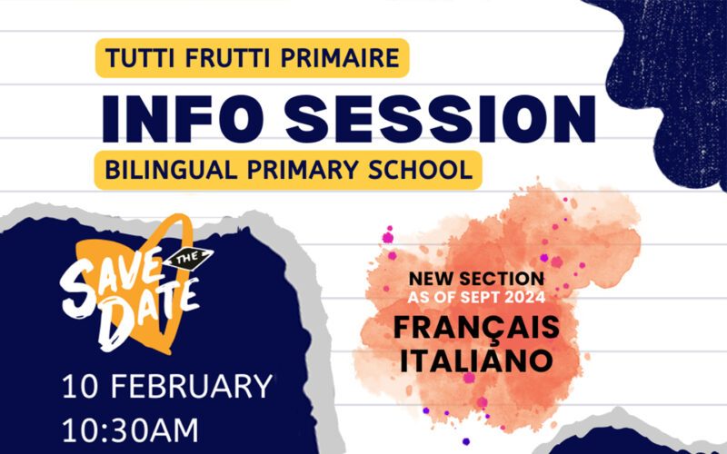 10 Février 2024 | Séance d’information > École Tutti Frutti