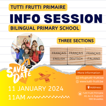 May 22 + June 20, 2024 | Information session > Tutti Frutti School