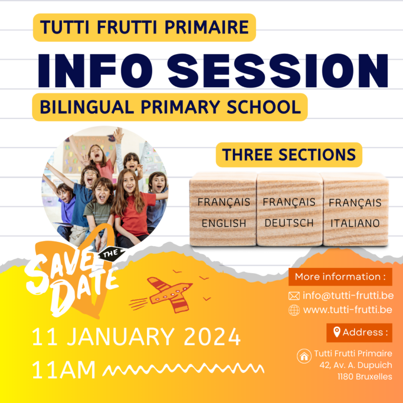 December 14, 2024 + January 11 and 16, 2025 | Information session > Tutti Frutti School